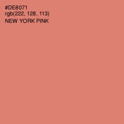 #DE8071 - New York Pink Color Image